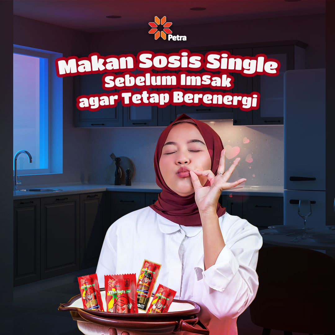 makan sosis single sebelum imsak