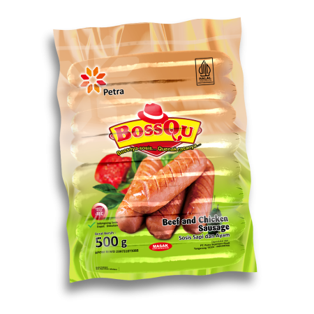 BossQu Sosis Sapi & Ayam 500 Gram