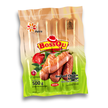 BossQu Sosis Sapi & Ayam Mini 500 Gram