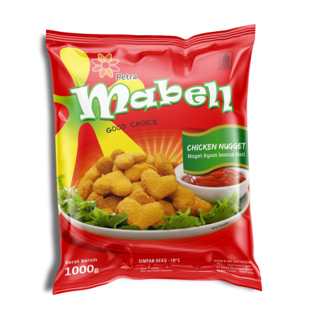 Mabell Chicken Nugget Hati 1000 Gram